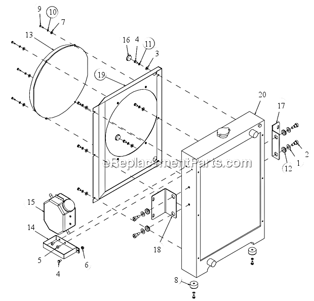 Page P Diagram and Parts List for MK-4018HY  MK Diamond Concrete Saw